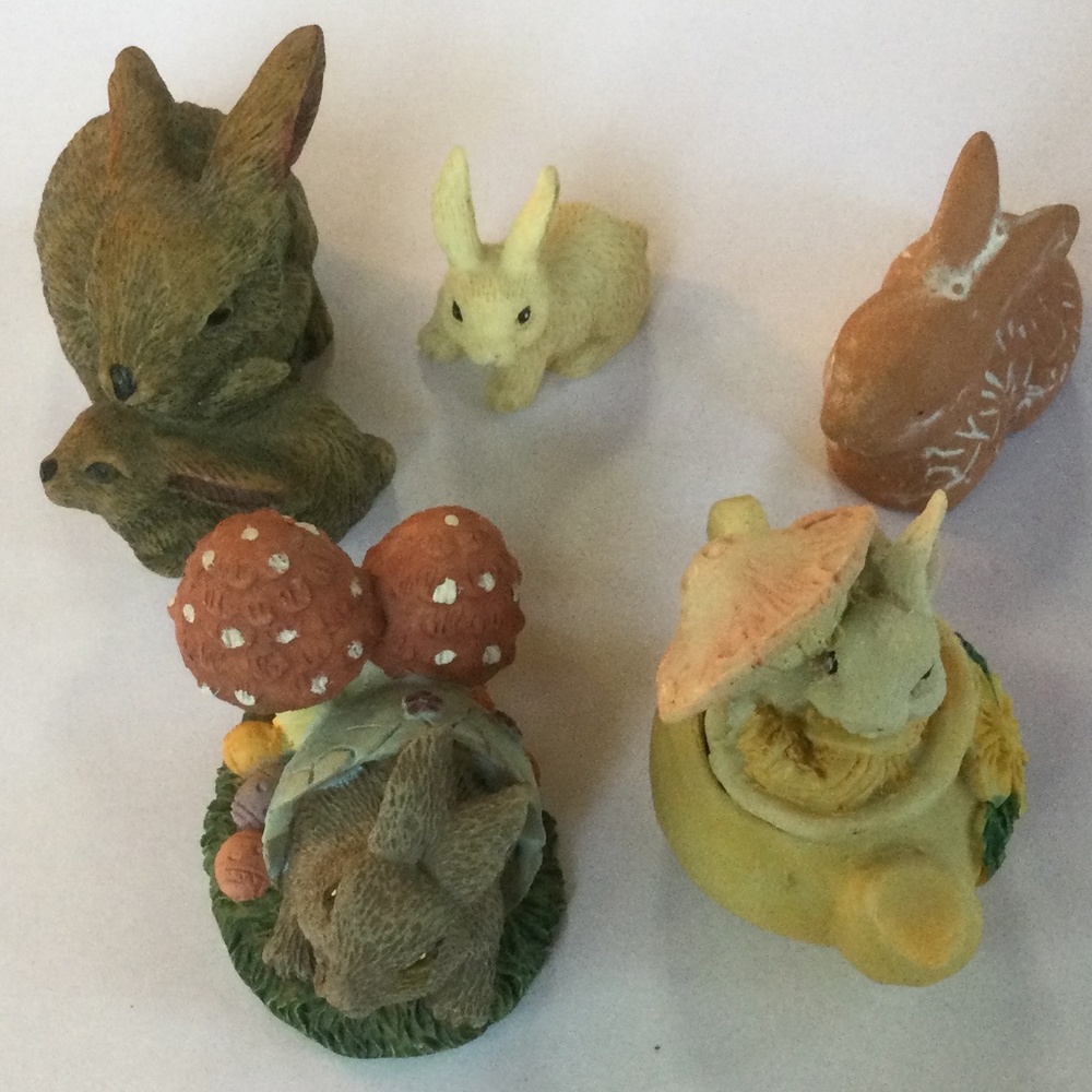 A Fluffle of Cute Bunny Figures